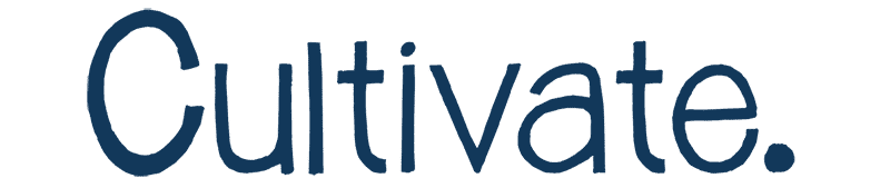 Cultivate text logo